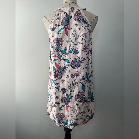 Rachel Ashwell 100% Linen Floral Mini Dress size XS - Picture 4 of 9